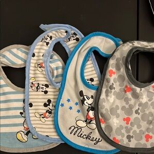 Disney Mickey Mouse Baby Bibs Set